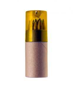 Tube cartonné de 12 crayons