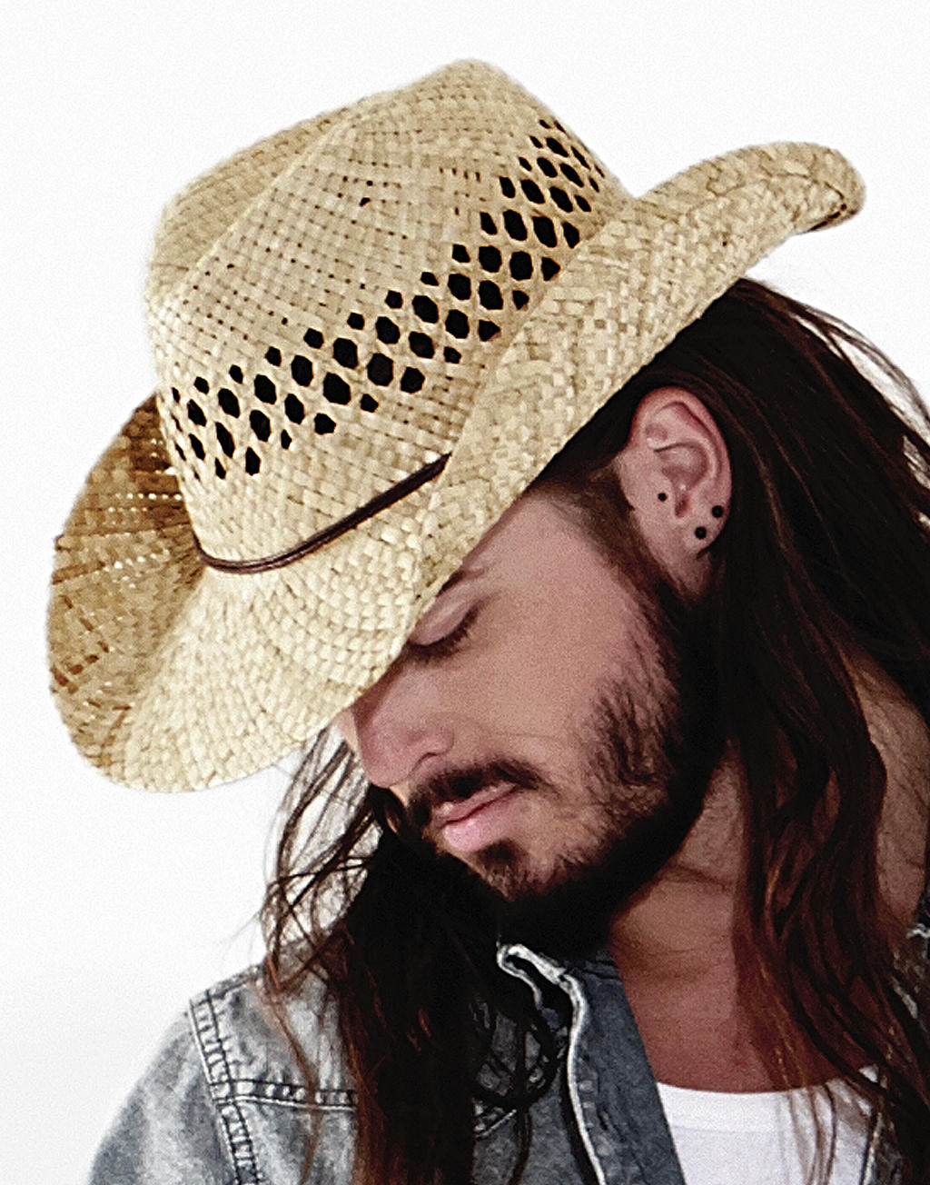 Threadbare - Chapeau de cowboy en paille - Naturel