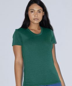 T-shirt ras du cou à trois mélanges Femme