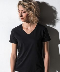 Véronique T-shirt col V Femme