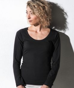 T-shirt manches longues Sheila Organic Deep Round Femme