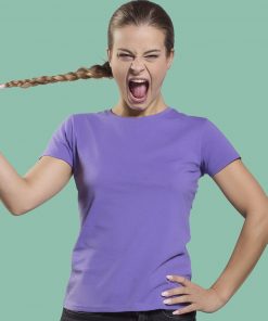 T-shirt sans étiquette à imprimé parfait Femme
