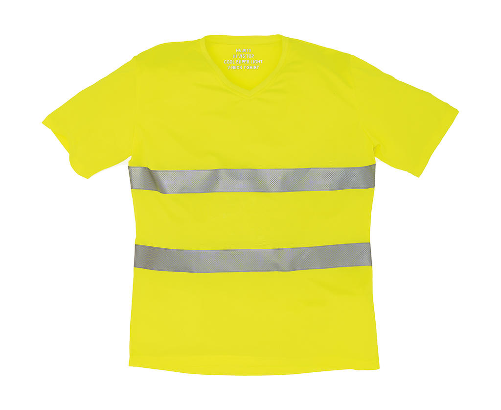T-shirt fluo super léger à col en V – Image 4