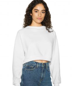 Pull court en molleton flex Femme