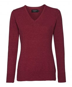 Pull en tricot à col en V Femme – Image 9