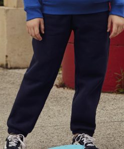 Pantalon de jogging élastique à revers pour enfants