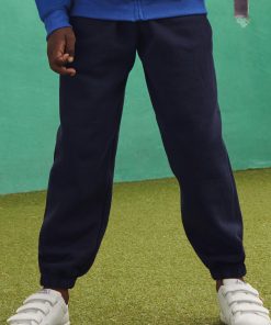 Pantalon de jogging classique à revers élastique pour enfants