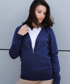 Sweat à capuche zippé authentique Femme