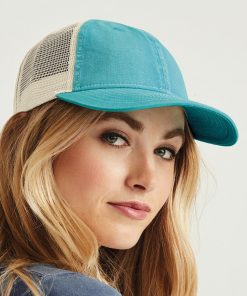 Casquette de camionneur non structurée teintée au thé