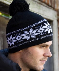 Bonnet en tricot Fair Isles