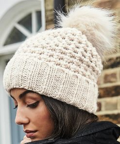 Bonnet Pop Porn Fur Pom