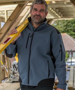 Veste de travail en softshell ripstop