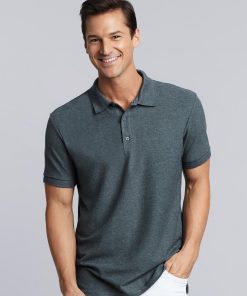Polo en coton piqué double Premium