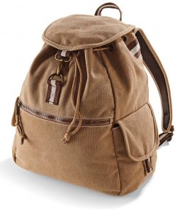Sac à dos en toile vintage