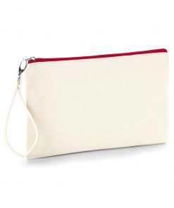 Pochette en toile avec bracelet