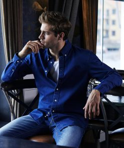 Chemise décontractée en sergé