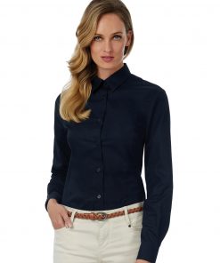 Chemise manches longues en sergé Sharp LSL Femme