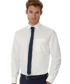 Chemise manches longues en popeline Heritage LSL Homme