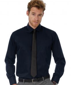 Chemise manches longues en sergé Sharp LSL Homme