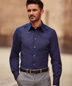 Chemise ajustée manches longues Tencel®