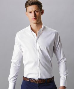 Chemise manches longues Oxford extensible coupe slim