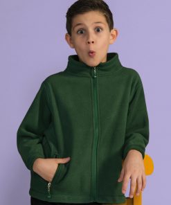 Polaire entièrement zippée pour enfants