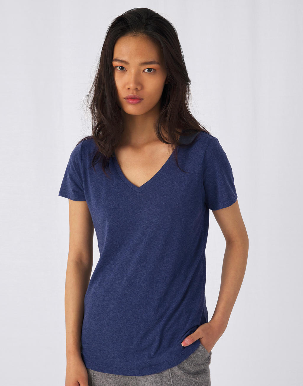 T-shirt V Triblend Femme