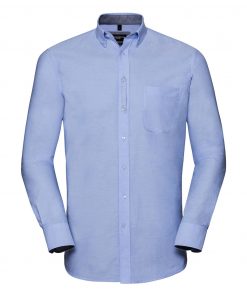 Chemise manches longues Oxford Tailored délavée Homme – Image 6