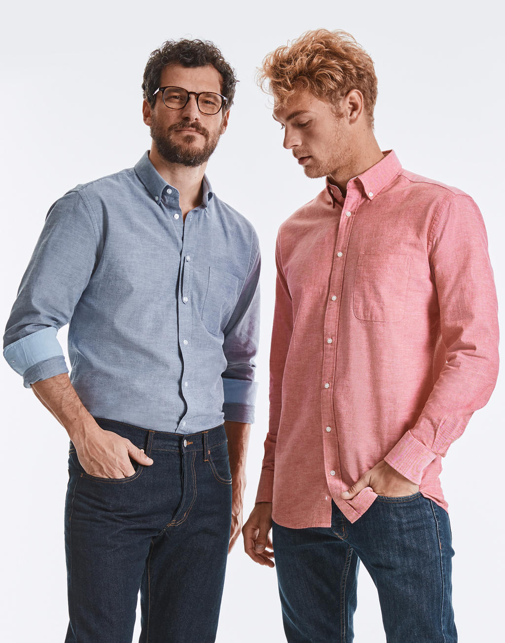Chemise manches longues Oxford Tailored délavée Homme – Image 2