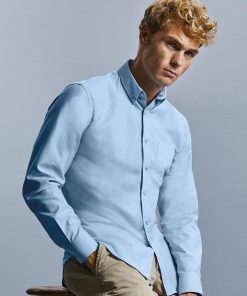 Chemise Oxford manches longues boutonnée Homme – Image 3
