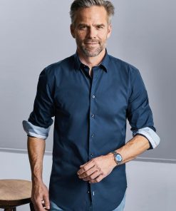 Chemise à manches longues Tailored Contrast Ultimate Stretch Homme – Image 3