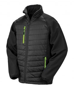 Softshell rembourré noir Compass – Image 7