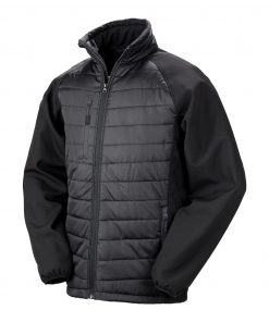 Softshell rembourré noir Compass – Image 8