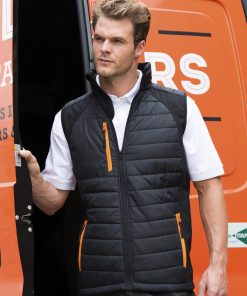 Gilet Softshell rembourré noir Compass – Image 3
