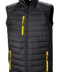 Gilet Softshell rembourré noir Compass – Image 4