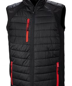 Gilet Softshell rembourré noir Compass – Image 6