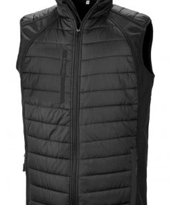 Gilet Softshell rembourré noir Compass – Image 8