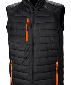 Gilet Softshell rembourré noir Compass – Image 9
