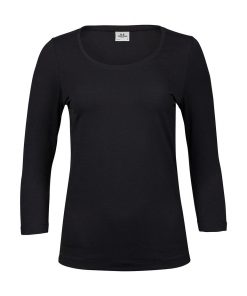 T-shirt extensible à manches 3/4 Femme – Image 5