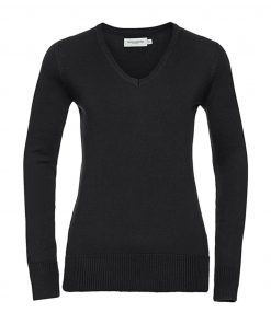Pull en tricot à col en V Femme – Image 5