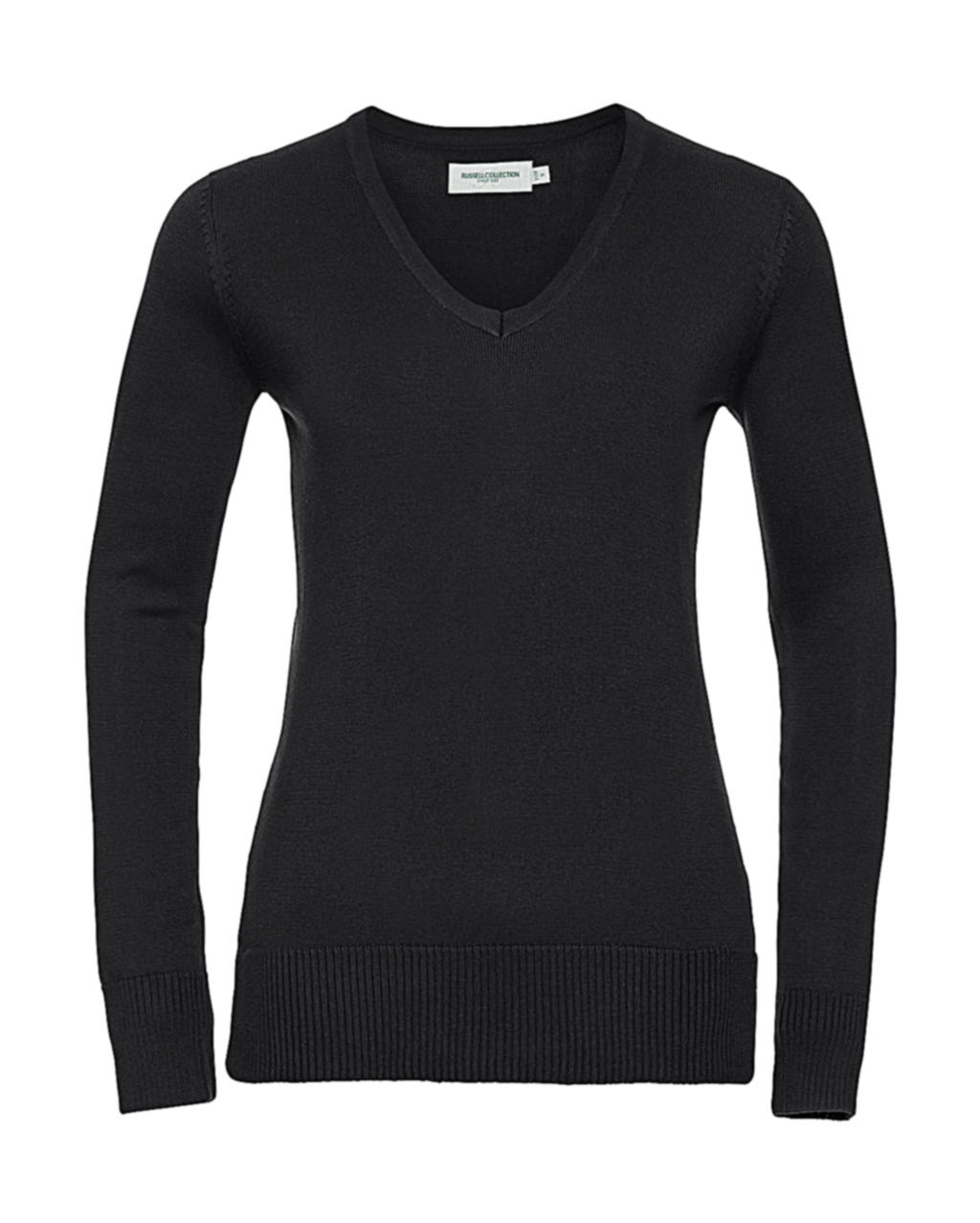 Pull en tricot à col en V Femme – Image 5