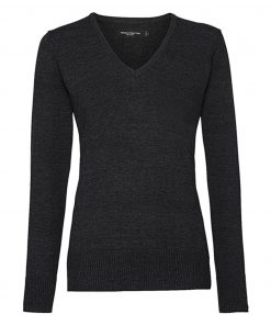 Pull en tricot à col en V Femme – Image 6
