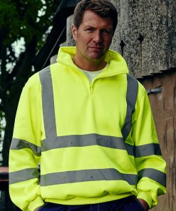 Sweat-shirt Fluo 1/4 Zip – Image 3