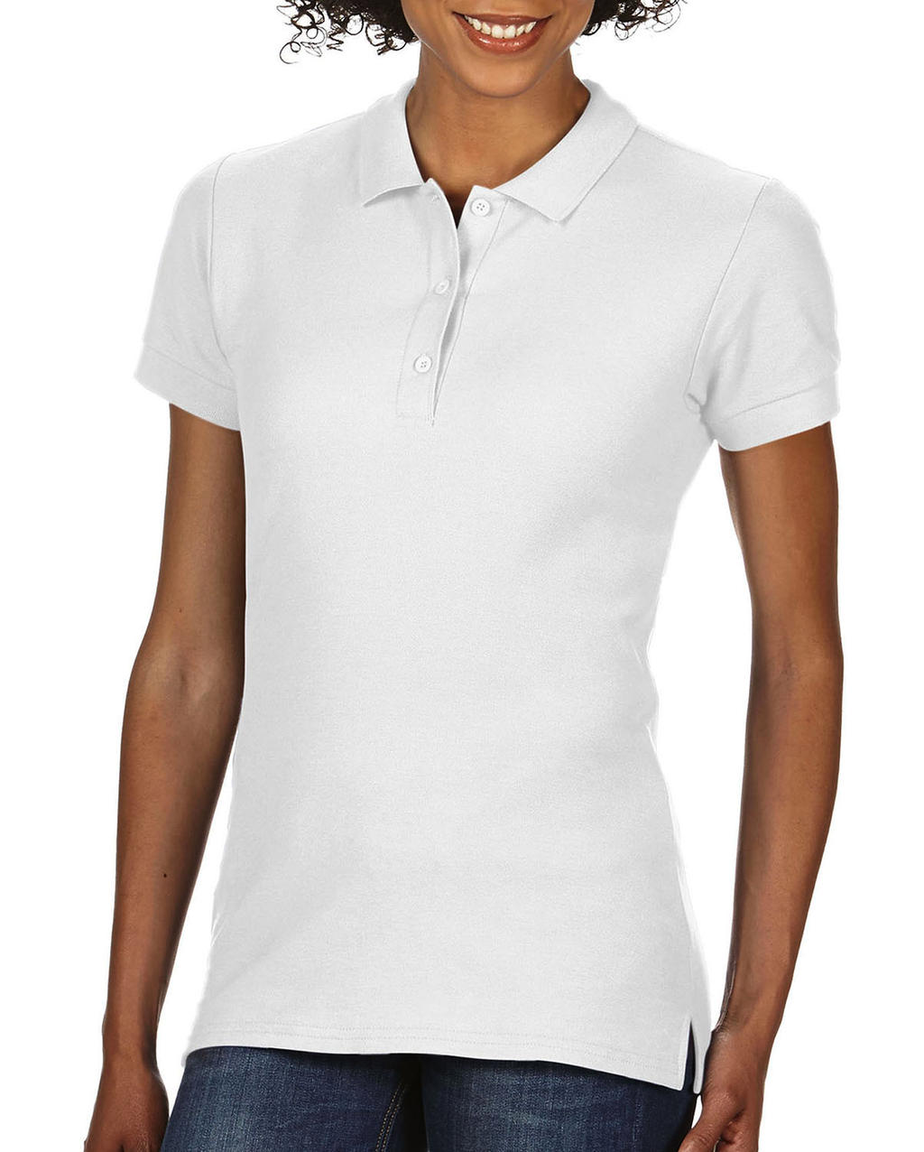 Polo en coton piqué double Femme de qualité supérieure – Image 5