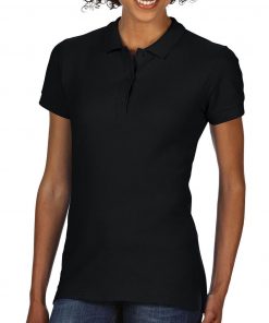 Polo en coton piqué double Femme de qualité supérieure – Image 6