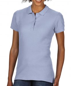 Polo en coton piqué double Femme de qualité supérieure – Image 12