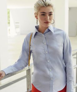 Chemise manches longues Oxford Femme – Image 3