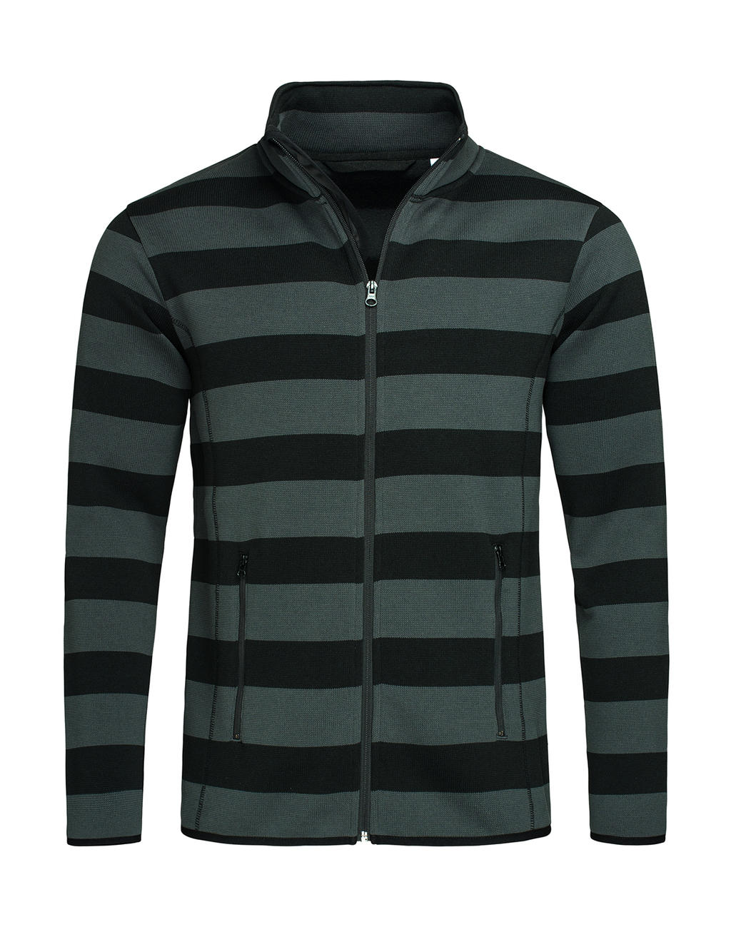 Veste polaire rayée – Image 3