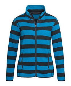 Veste polaire rayée Femme – Image 3